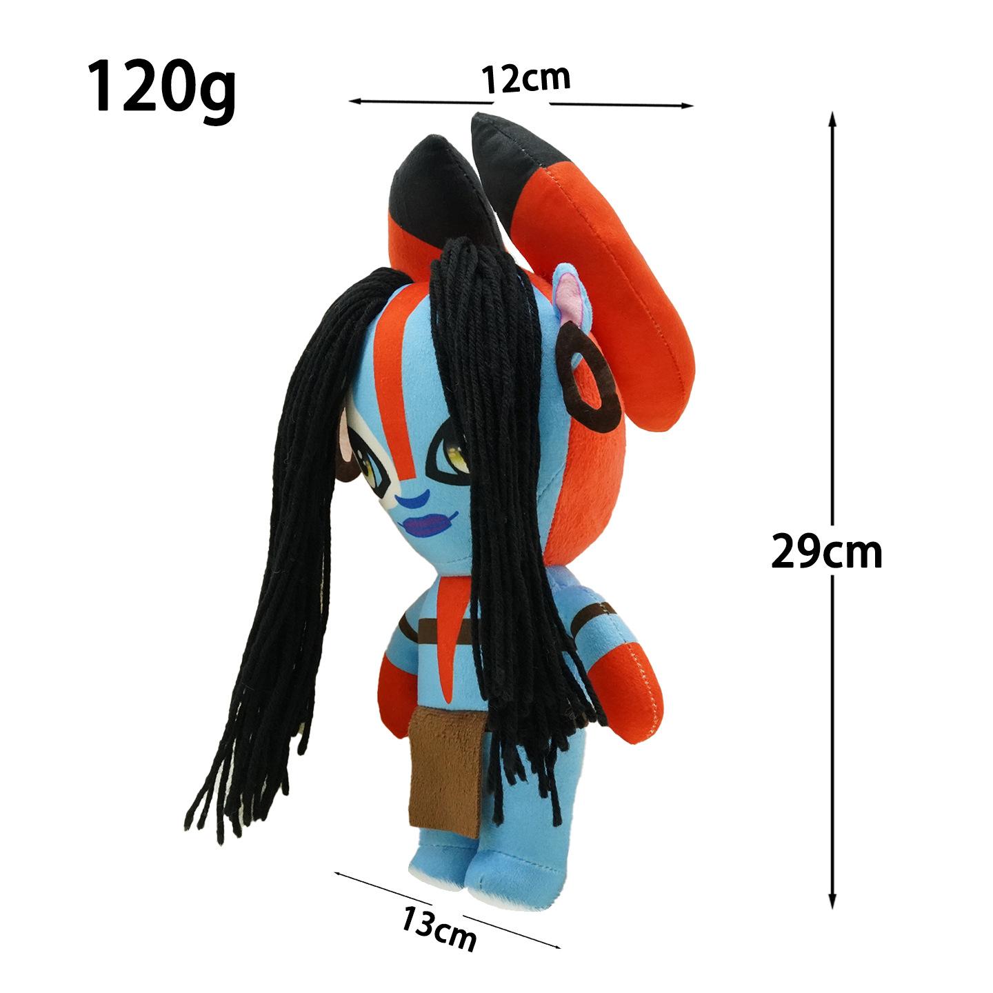 

Avatar Neytiri Plush Toy Cute and Soft Na vi Stuffed Toy Avatar The Way of Water Movie Character Plush Doll A Preferred Gift for Fans and Memorabilia 29cm синій