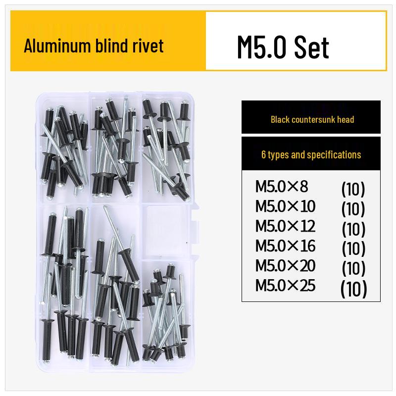 Stainless Steel Countersunk Flat Head Aluminum Open-End Pop Rivet for Decoration