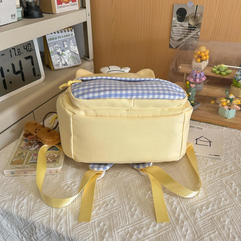 Schoolbag Korean cartoon backpack high value ugly cute female Japanese backpack cute fashion versatile casual student bag