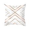 Nordic Pink Marble Geometric Pillowcase Modern Home Sofa Pillow Cushion Cover Soft Decoration