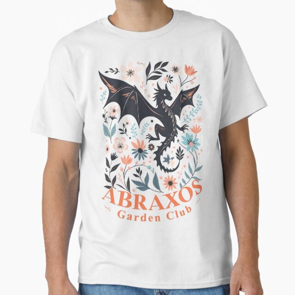 Abraxos Flower Garden Club Flower Shirt, Fantasy Book Lover T-Shirt Unisex T-Shirt M