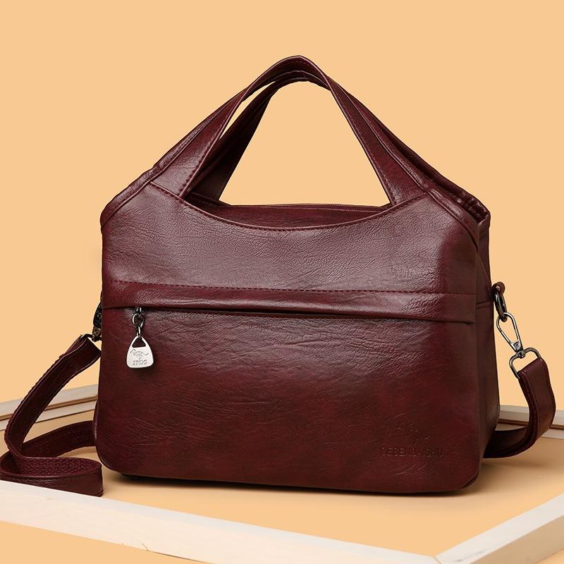 Borsa a Spalla Singola, Borsa a Tracolla Patchwork, Borsa a Mano Casual di Grande Capacità, Borsa da Portare a Spalla