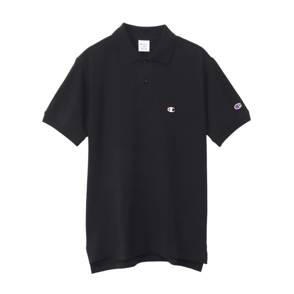 Champion Short Sleeve Polo Black Men's Shirt,