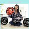Adorable 3d Print Pillow Car Wheel Tire Plush Cushion For Car And Home Decor