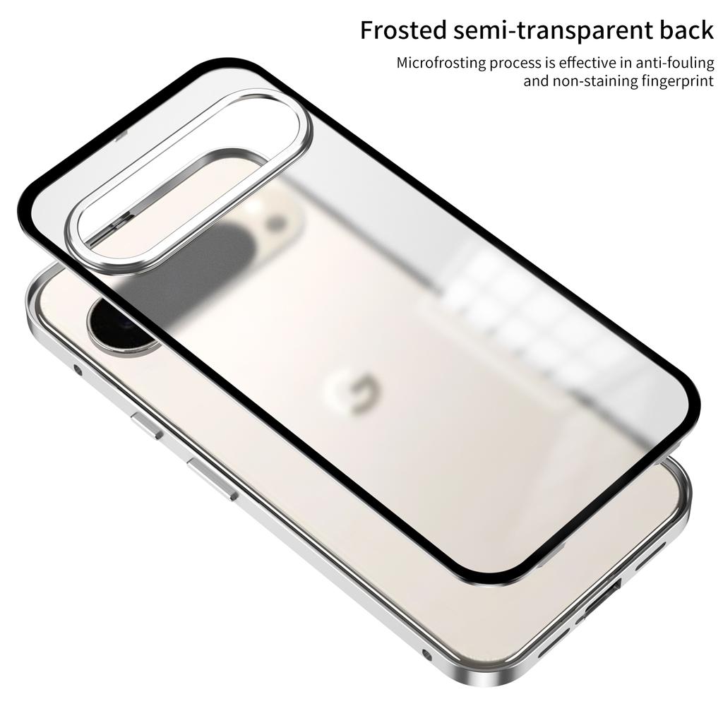 For Google Pixel 10 Pro XL Matte Case Aluminium Alloy + PC Phone Cover Pop-Up Snap Lock
