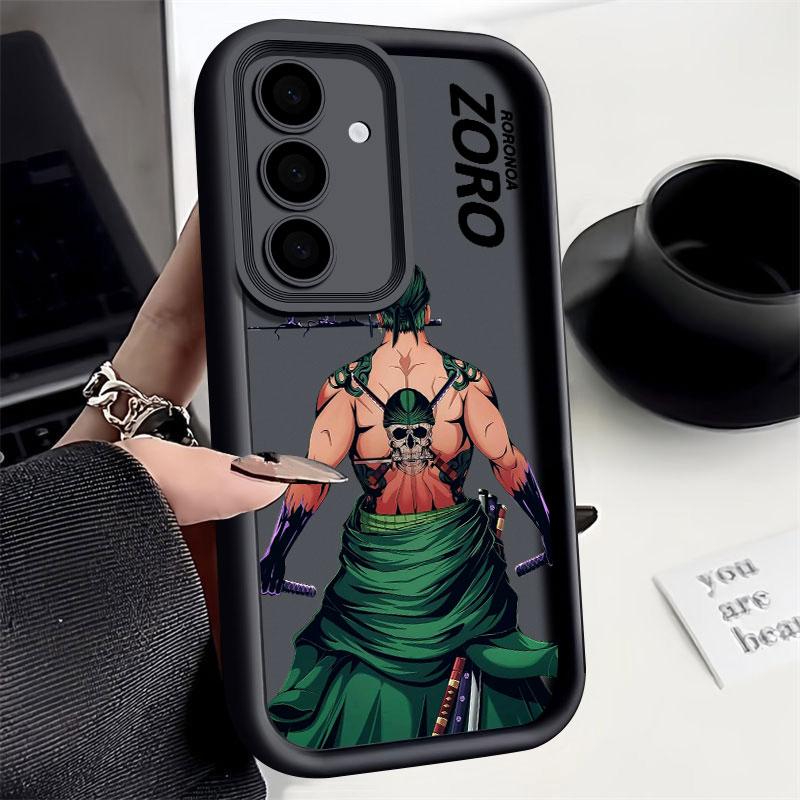

Cool Ones Pieces Roronoa Zoro Phone Case For Samsung S26 S25 S24 S23 S21 S20 Ultra For Galaxy S25 S24 FE S26 Plus Silicone Cover Galaxy S20
