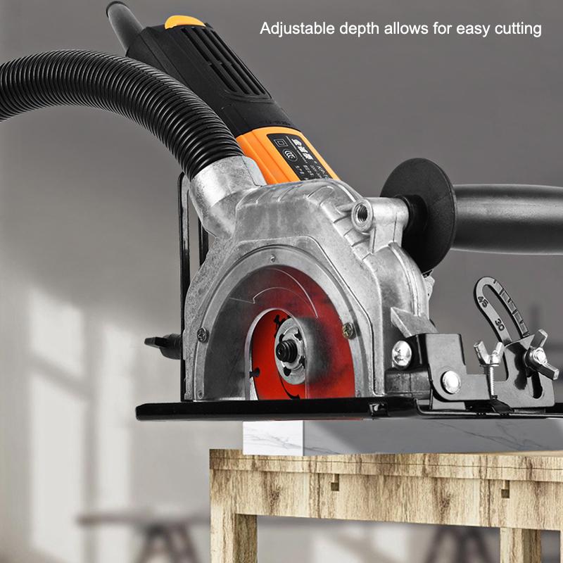 Winkelgrinder-Ständer Winkelgrinder-Nachrüstsatz Trennmaschine Nutenbasis 45° verstellbar Für Tischwerkzeuge im Holzhandwerk