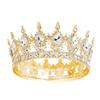 Diadema Tiara Corona di Re Barocca Europea con Strass