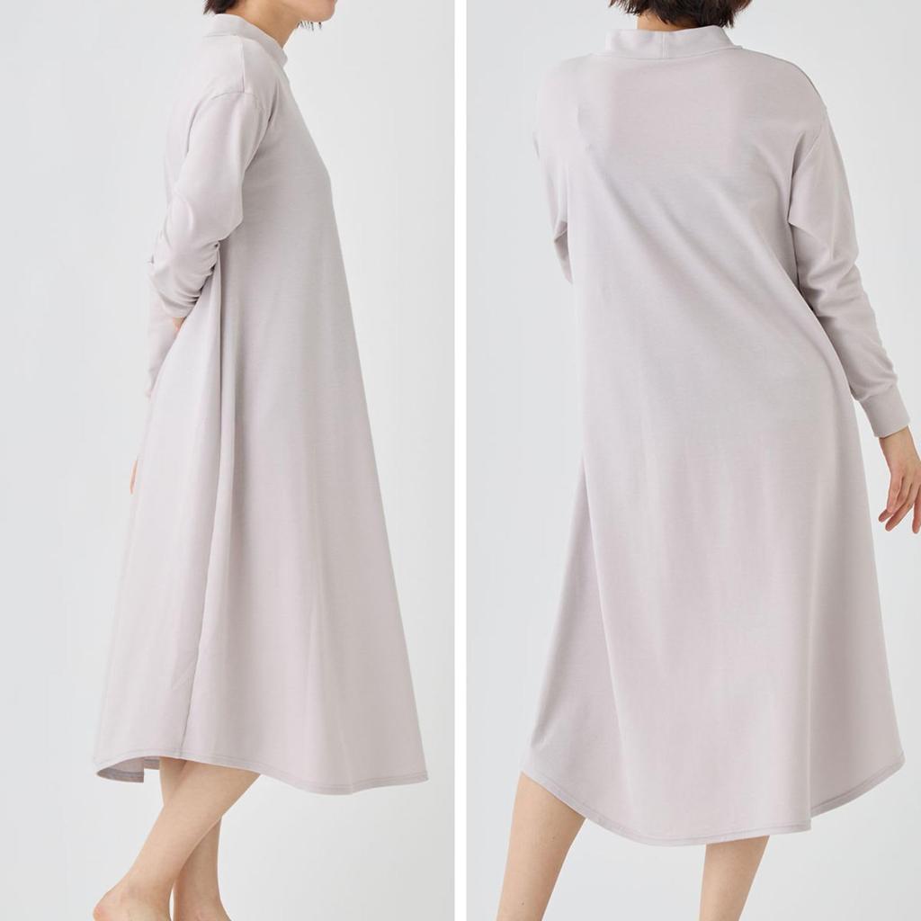 Venex Comfort Touch Long Sleeve Recovery Cotton 8673 Women's One-Piece Shirt, Blend, Lavender,