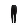 Adidas Knitted Sweatpants Women's Black Moderate Cuffed Pants IC3322