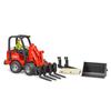 BRUDER Schaeff compact loader pallet set (with figure)