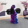 Balcony Garden Decor Hand Carved Eyeglass Holder, 3D Printed Nose Shaped Stand, Unique Living Room Tabletop Art Decorative Display Rack, for