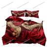 Leopard Duvet Cover Queen Bedding Sets, Black Luxury Comforter Quilt Cover,Fashion Cheetah Print Gifts for Men Women Luxury Gift