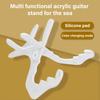 Folding Acrylic Ukulele Stand with Light Musical Instrument Holder Small Guitar Stand for Ukulele, Violin and Mandolin
