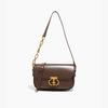 Borsa Retro Fashi di Grande Capacità Versatile da Donna Nuova Borsa Quadrata Piccola Maillard Borsa a Spalla di Nicchia con Texture