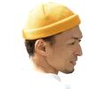 [Nakota] Good Fit Short Beanie, Wool Short Watch, Free Size, Yellow (51)