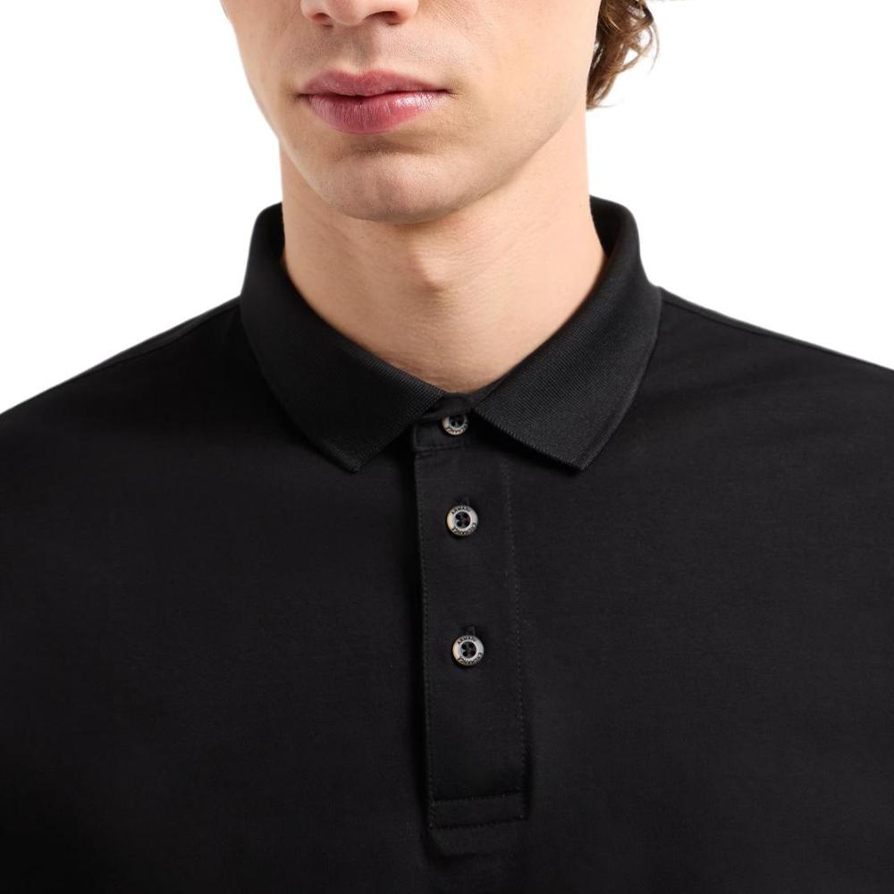 Armani Exchange AE Polo Shirt Men's Black XM000329-AF10364-UC001