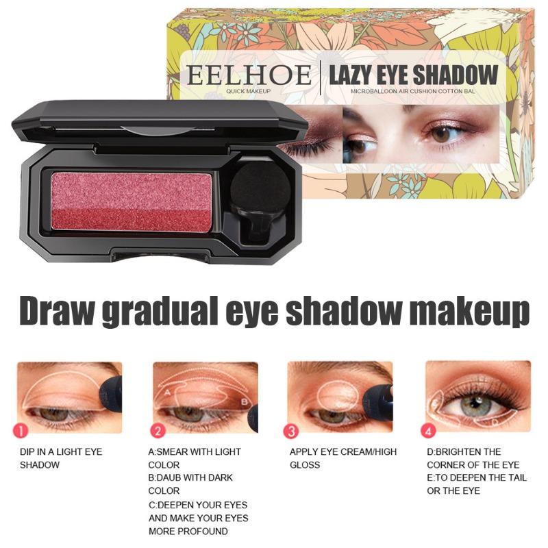Mushroom Eyeshadow Beauty Air Cushion Gradient Eyeshadow Long-lasting Non-removal Eyeshadow Eye Palette Beginner Eyeshadow