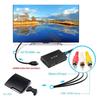 AV-zu-HDMI-kompatibler Konverter, RCA-zu-HDMI-kompatibler Audio-/Video-Konverter-Adapter, unterstützt 1080p NTSC/PAL für Set-Top-Boxen