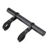 Bicycle Handlebar Bracket Extension Mount Holder for Bike Light Flashlight Speedometer(Black)