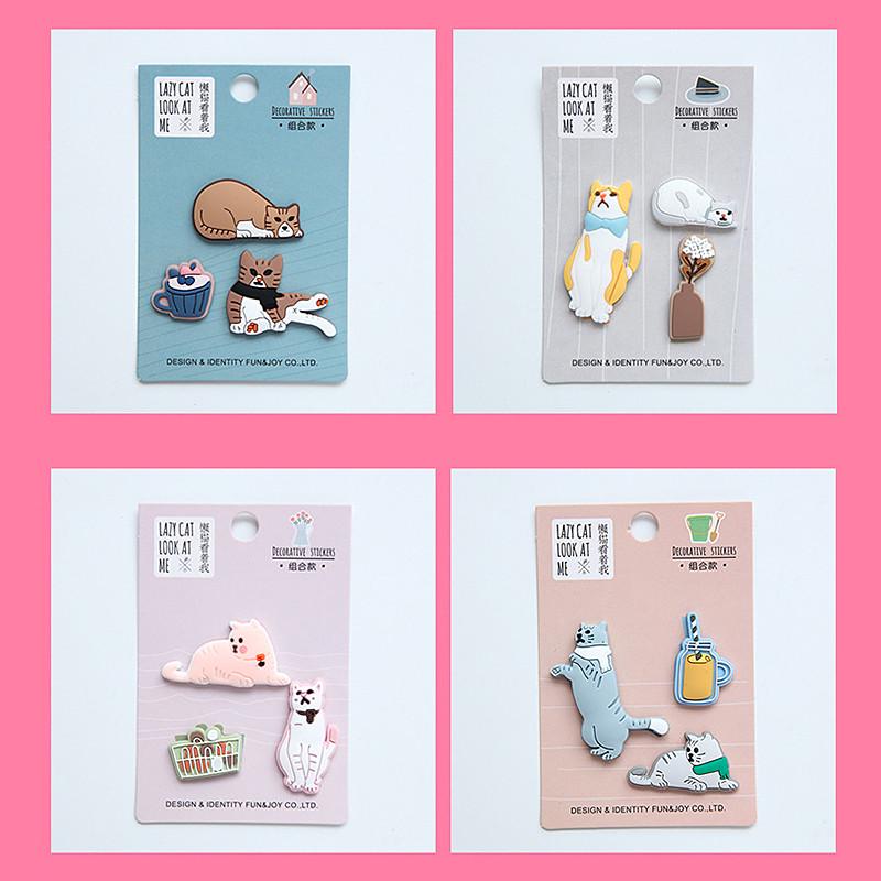 3D Creative Soft Plastic Decorative Painting Refrigerator Stickers Home Decoration