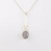 Natural Black Rutile Gemstone 925 Sterling Silver Jewelry Handmade Pendant 1.79" PP-60-33