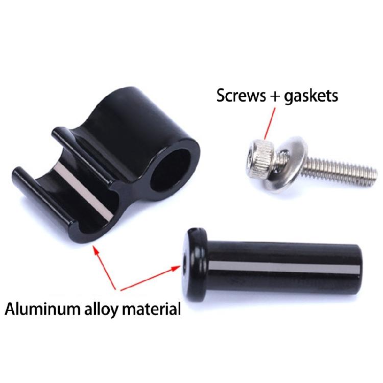 4Pcs Bicycles Brake Cable Adapters Aluminium Alloys Bikes Oil Tube Fixed Cable Frame Brake Cable Adapter for Tubing Bike