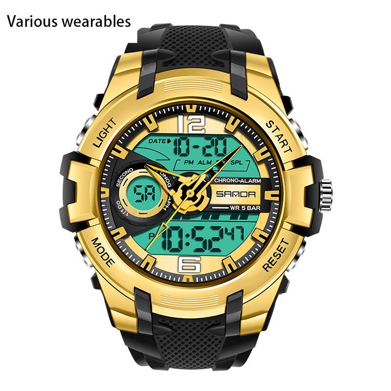 Student Sports Watch Personalized  Cool Waterproof Electronic Watch  Fashionable Multi-functional Electronic Watch