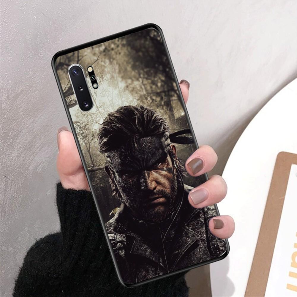 M-Metal Gear S-Solid Game Phone Case For Samsung Note 8 9 10 20 Pro Plus Lite M 10 11 20 30 21 31 51 A 21 22 42 02 03