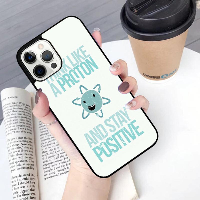 Atom Chemistry Science Phone Case For iPhone 17 Air 13 12 14 15 16 Cover For Apple Pro Max 6S Plus Coque