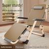 Portable Folding Recliner for Office and Home - Lightweight Backrest Leisure Chair for Balcony