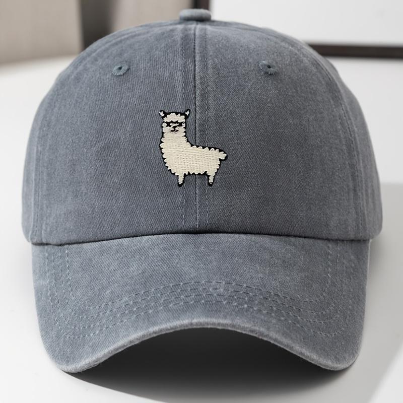 Cute Sheep Pattern Baseball Hat for Men and Women, Versatile for Daily Leisure, Duck Tongue Hat, Travel Hat