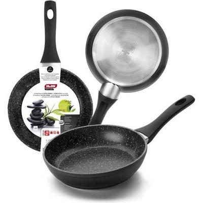 Frying Pan - IBILI - Natura - 24 Cm - Aluminum - Stone Non-stick - Induction Compatible