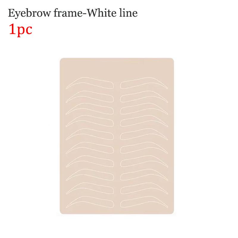 10/1Pcs Silicone Tattoo Practice Skin Blank Microblading Eyebrow Fake Skin Double-Sided for Permanent Tattoo Makeup Tools