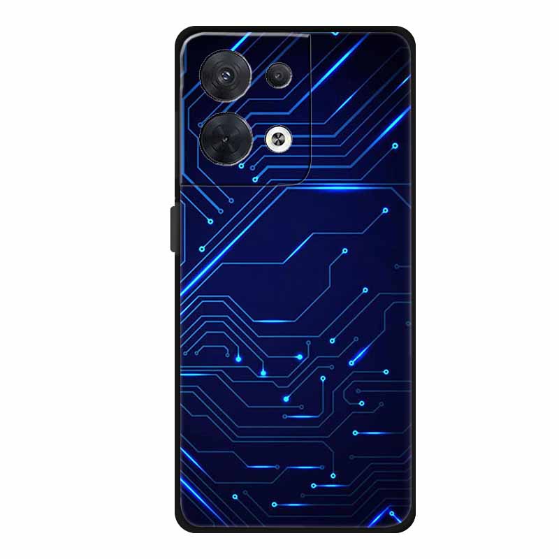 Animal Case For Oppo Reno 8 5G Soft Silicone Wolf Back Cover for OPPO Reno8 Pro + Plus Coque Reno 8 Pro 5G Cartoon CPH2359 Funda