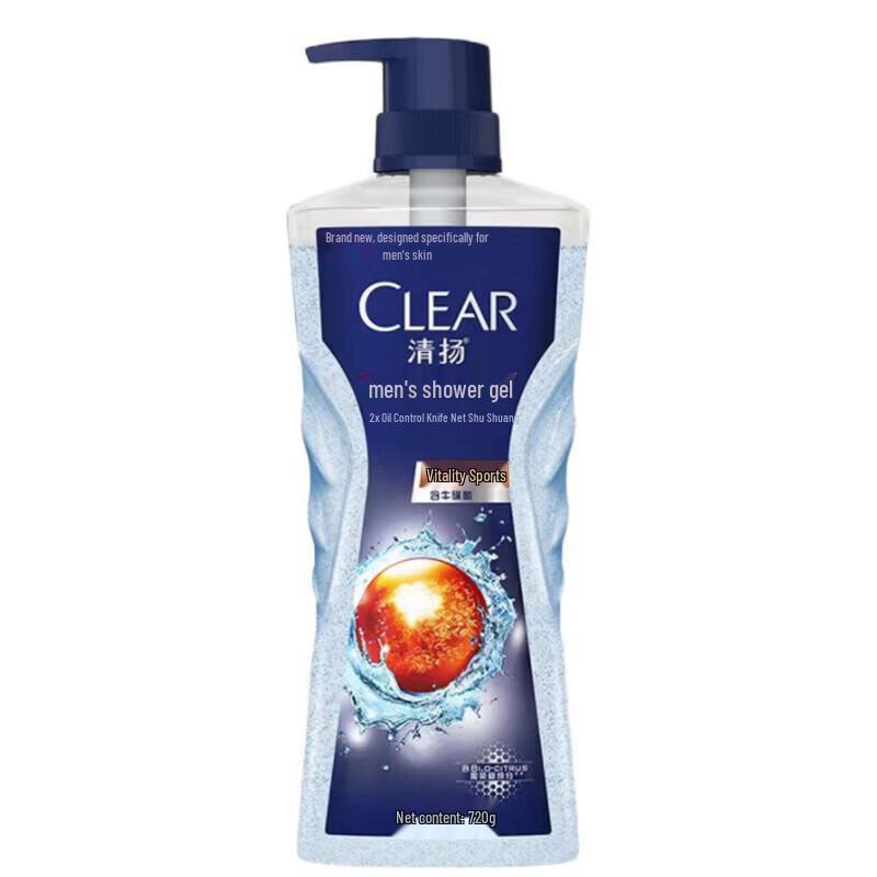 Clear Men Sport Anti-Dandruff Oil Control Shower Gel 720ml