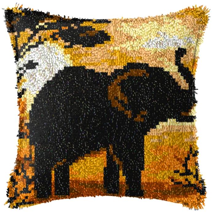 Hund Katze Kreuzstich Stickerei Set DIY Tiere Schlingenhaken Sets Smyrna Kissenbezug Knoten Kissenmatte Häkeln Kissen Kissen Deko
