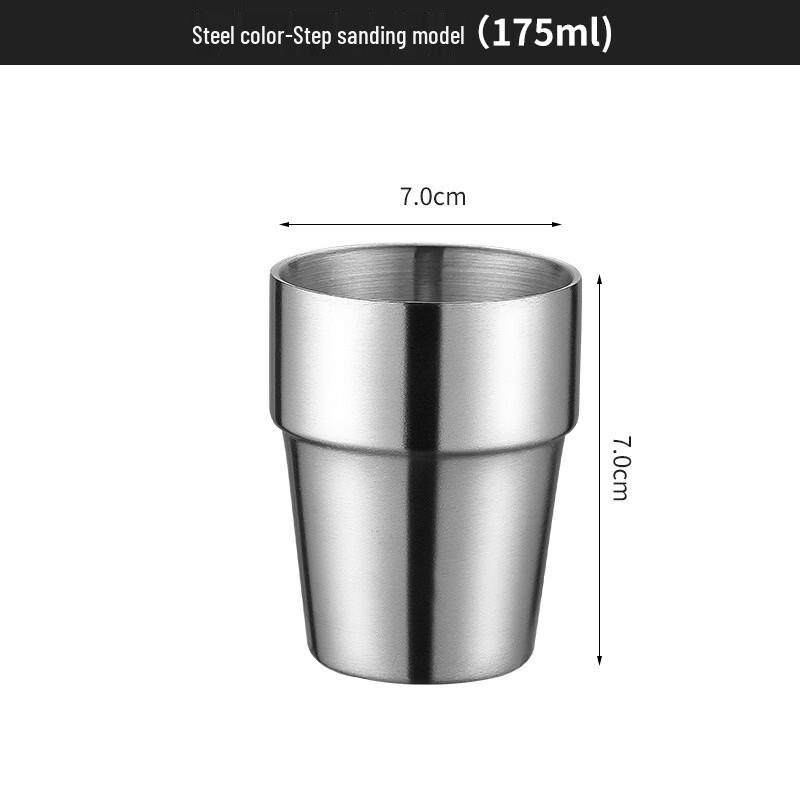 Shengjia 201 Stainless Steel Double-Wall Beverage Cups