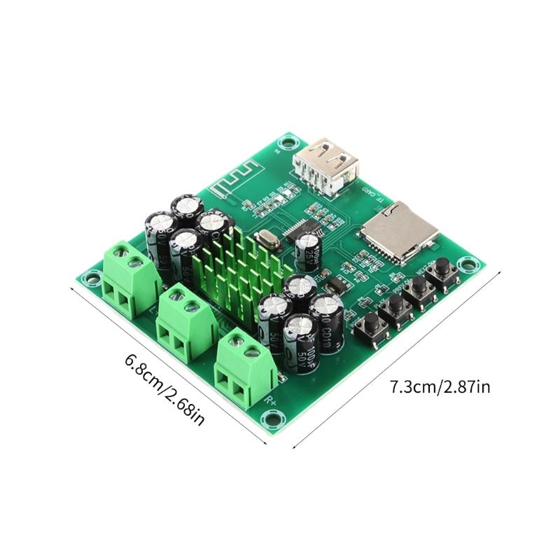 DC12-24V TPA3116D2 50W + 50W Amplifier Board Double Channel Digital Amplifier Board highly Power AMPModule