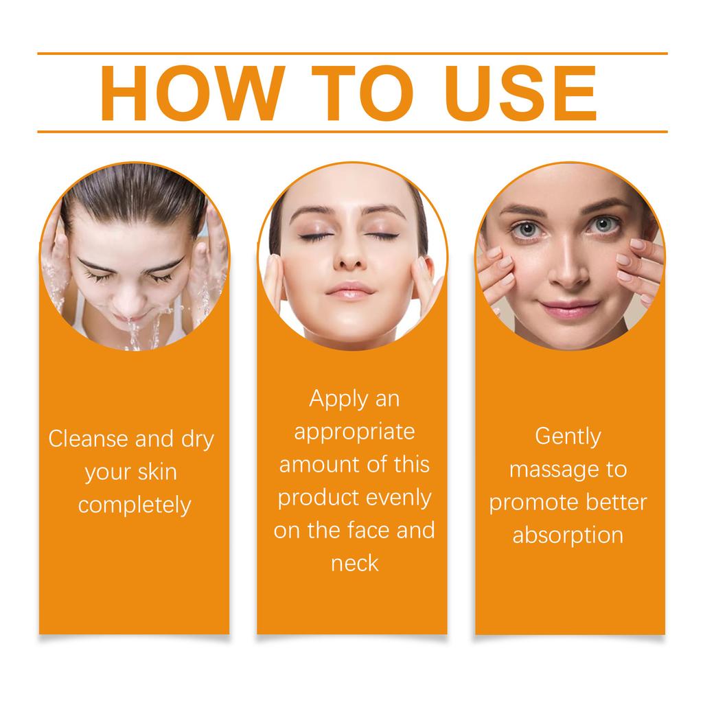 Vitamin C Facial Serum Firming Whitening Remove Wrinkles Fade Fine Lines Shrink Pore Repairing Hydrating Anti Aging Face Essence
