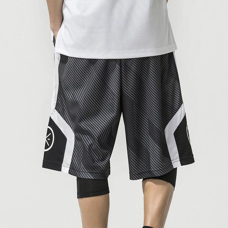 Li-Ning Way Of Wade Five-Inch Sports Casual Shorts Men Bottoms Black AAPP281-1