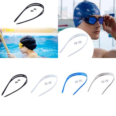 Swimming Goggles Strap Swim Glasses Strap with 2 Clips Accessories Practical Headband Swim Eyewear Strap Replacement for Dive