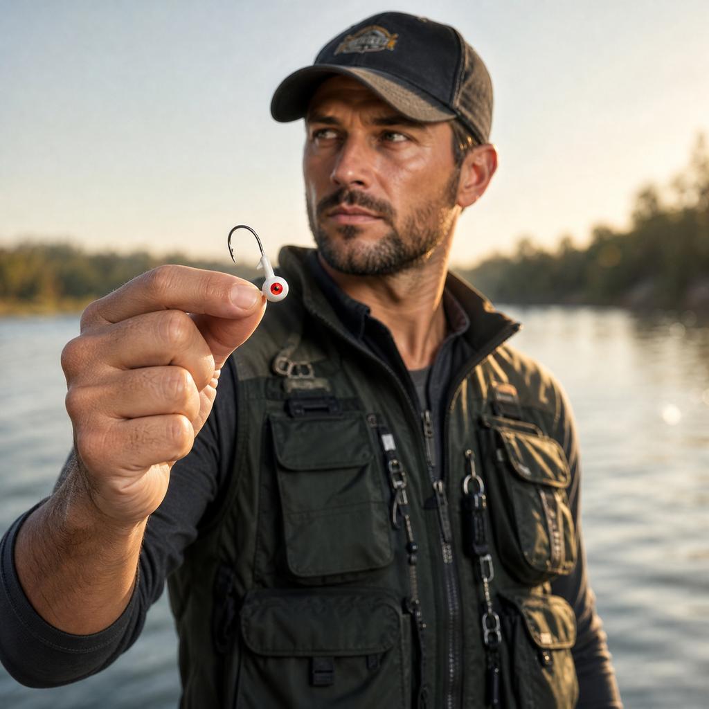 Anzuelo con Cabeza Plomada Luminoso con Forma, Ojo Doble y Diseño de Anzuelo de Hoce, 5g, para Accesorios de Pesca