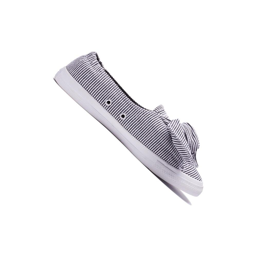 Converse Chuck Taylor All Star Slip Resistant Durable Lightweight Low Top Skate Shoes Women Sneakers Black White 560673C