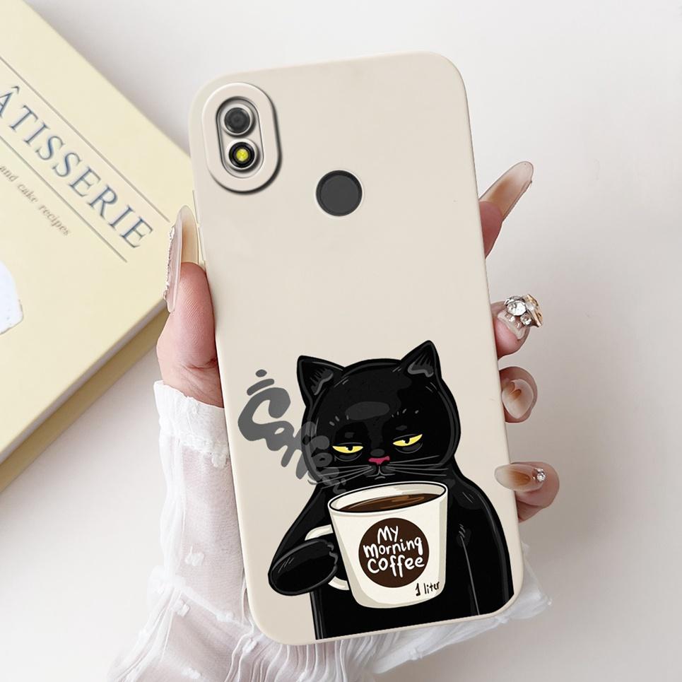 For Tecno Pop 3 Plus BB4 Spark 4 Lite Soft Silicone Cute Cartoon Animals Dragon Painted Matte Cover Pop3 Bumper 6.52" Phone case
