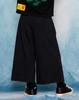 GLACK Gp190 Turn-Up Gaucho Bermuda Pants (Black)