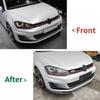 For Volkswagen Golf 7 MK7.5 GTI R Rline 2012-2019 Maxton Style Car Front Bumper Lip Spoiler Splitter Protector Cover Body Kits