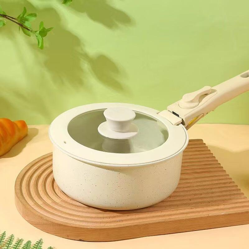 Zhishi Stackable Non-stick Frying Pan with Detachable Handle