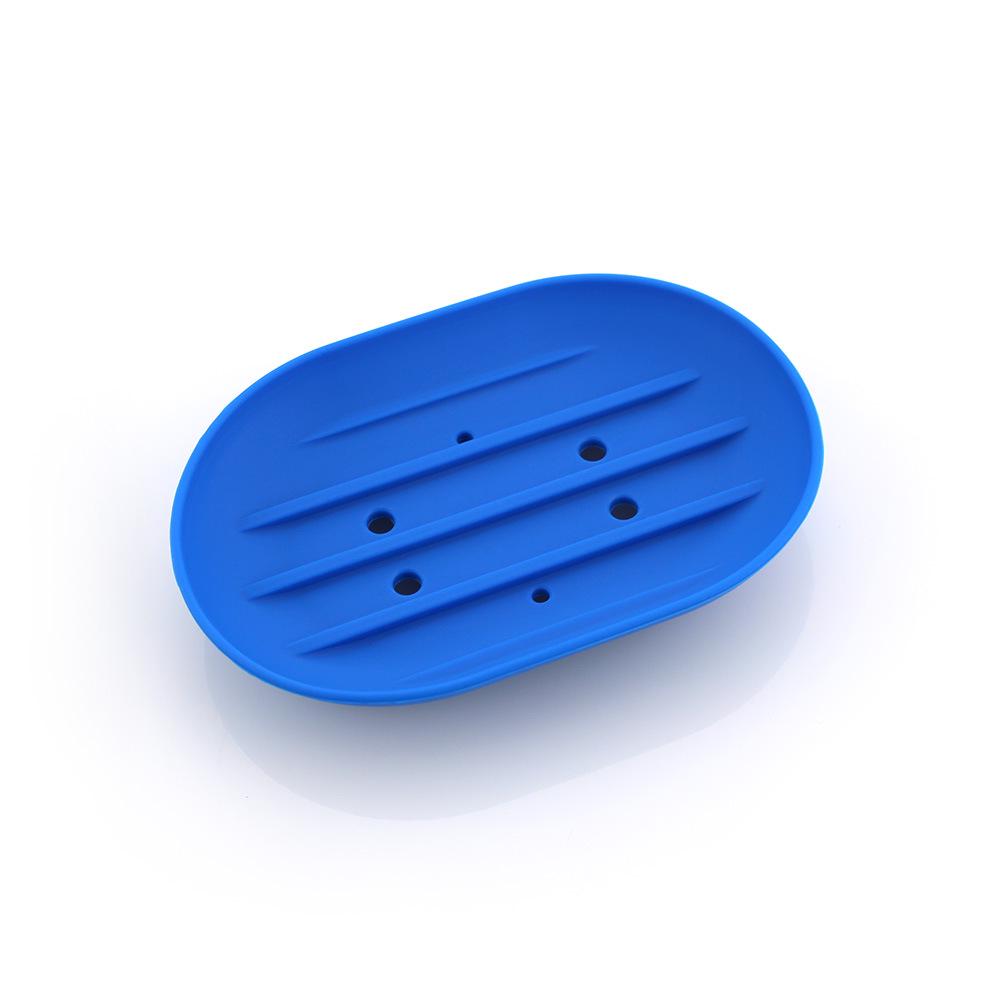 Non-slip Hollow Silicone Soap Dish Holder for Bathroom