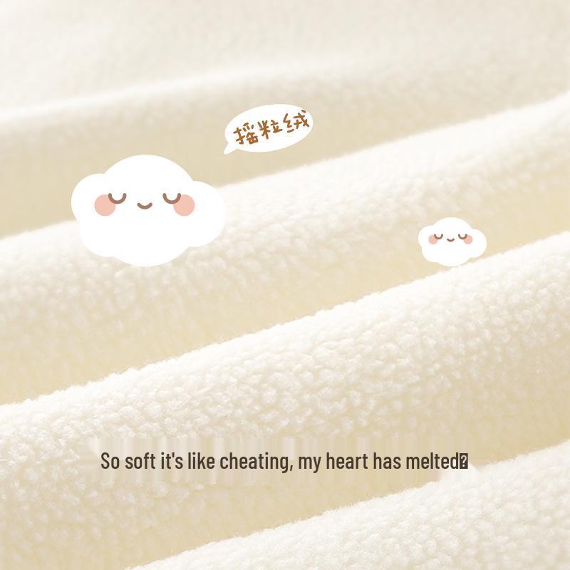 Gesteppter Fleece Baby Strampler - Herbst/Winter Cartoon Strampler für Neugeborene